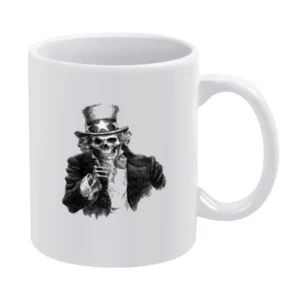 Uncle Skull White Mug