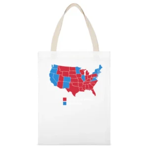 United States Of America Kid Rock Donald Trump President Supporter Fun White Canvas Tote Shopping Bag