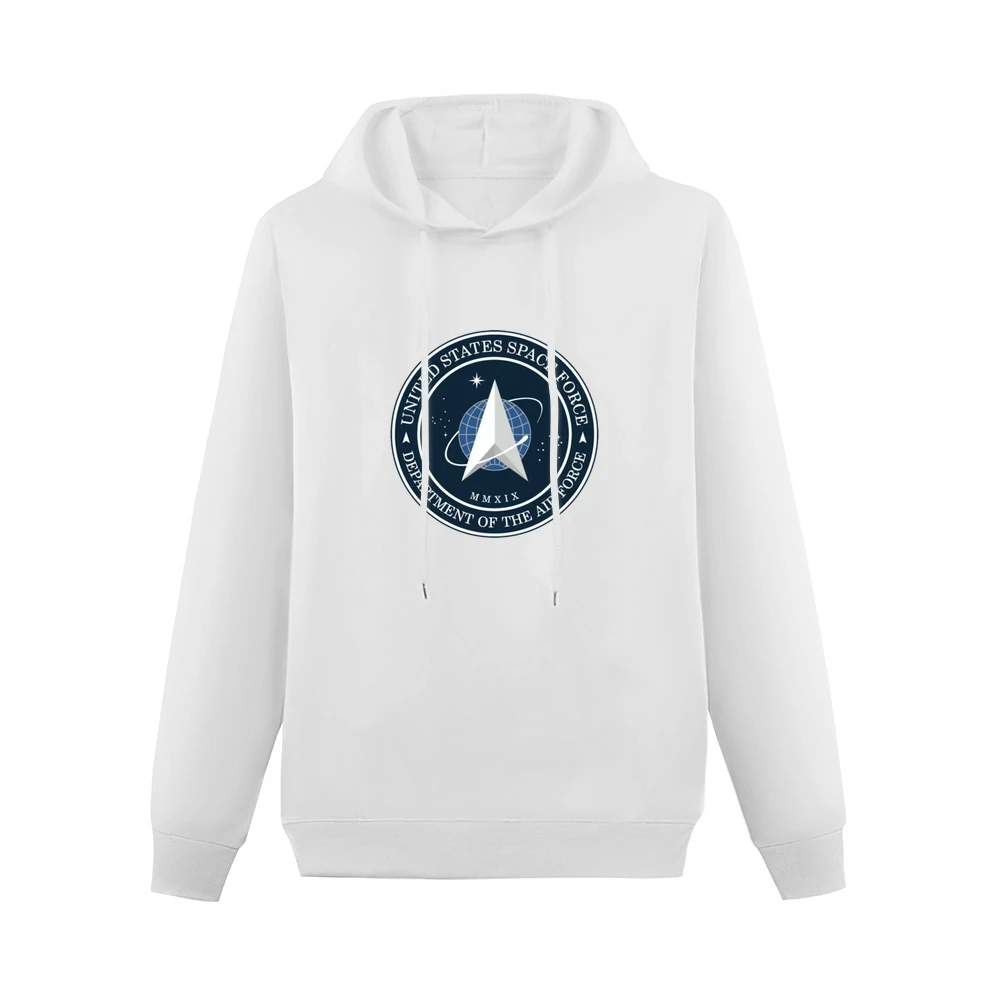 United States Space Force Logo Men Hoodie Without Pocket