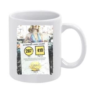 Used Cars Movie Poster Retro Aged Look White Mug