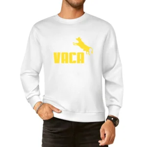 Vaca Funny European Size Pullover Sweater
