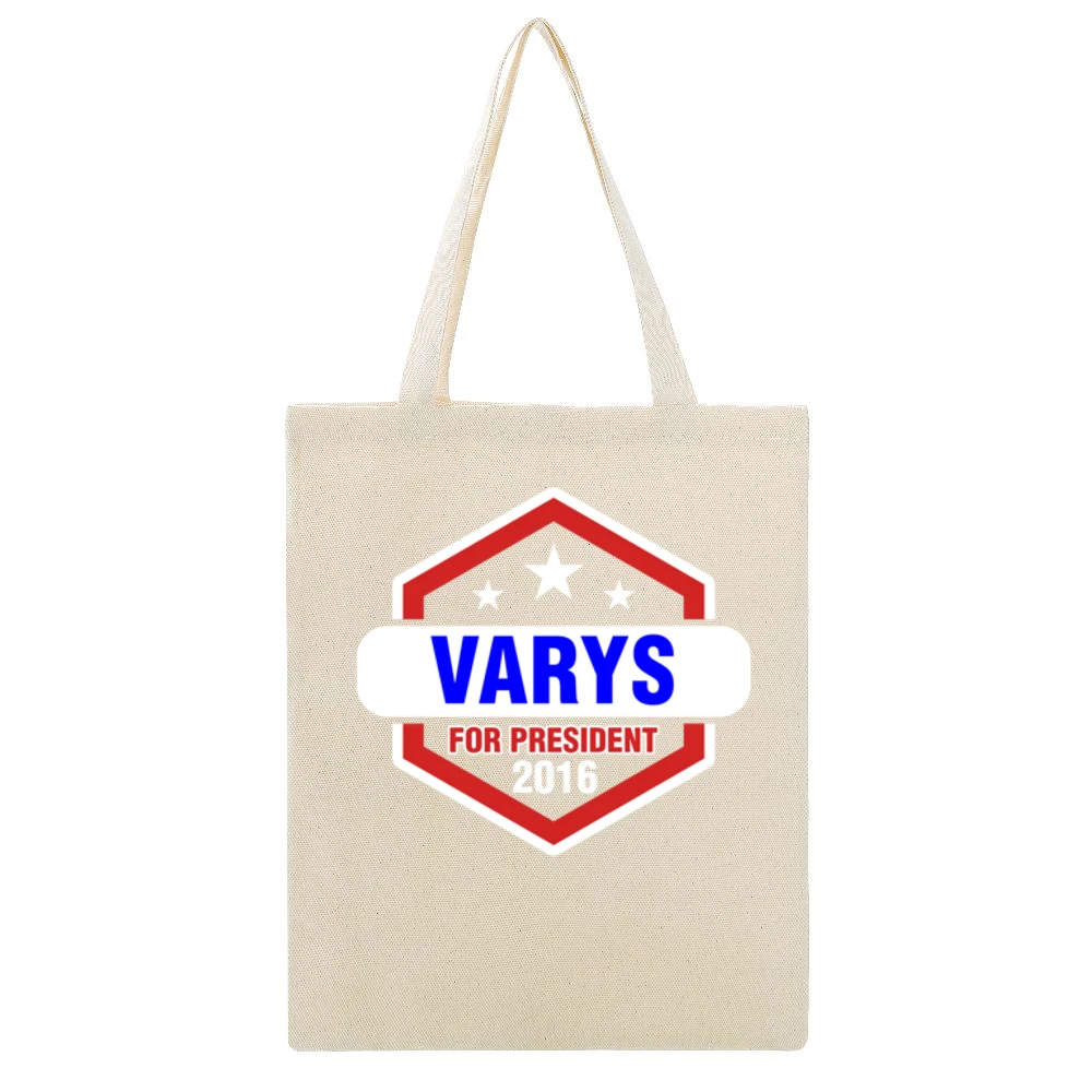 Vanessa Ives For President 2016 Penny Dreadful TV Show Beige Canvas Tote Shopping Bag