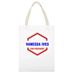 Vanessa Ives For President 2016 Penny Dreadful TV Show White Canvas Tote Shopping Bag