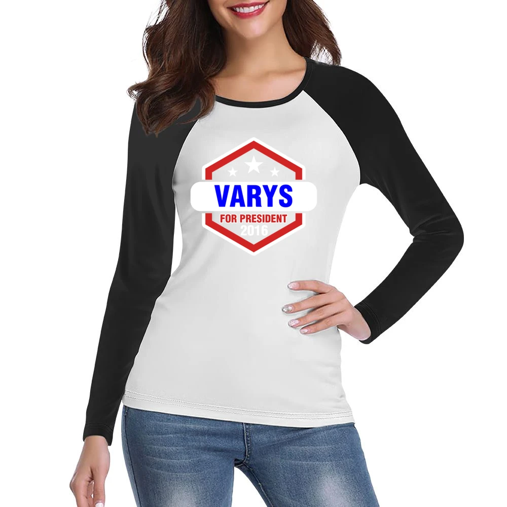 Varys For President 2016 Game of Thrones TV Show Women Ladies Long Sleeve T-Shirt
