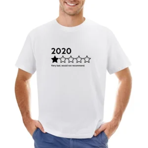 Very Bad Would Not Recommend Funny 2020 Graphic Pandemic Asian Size Men T-Shirt