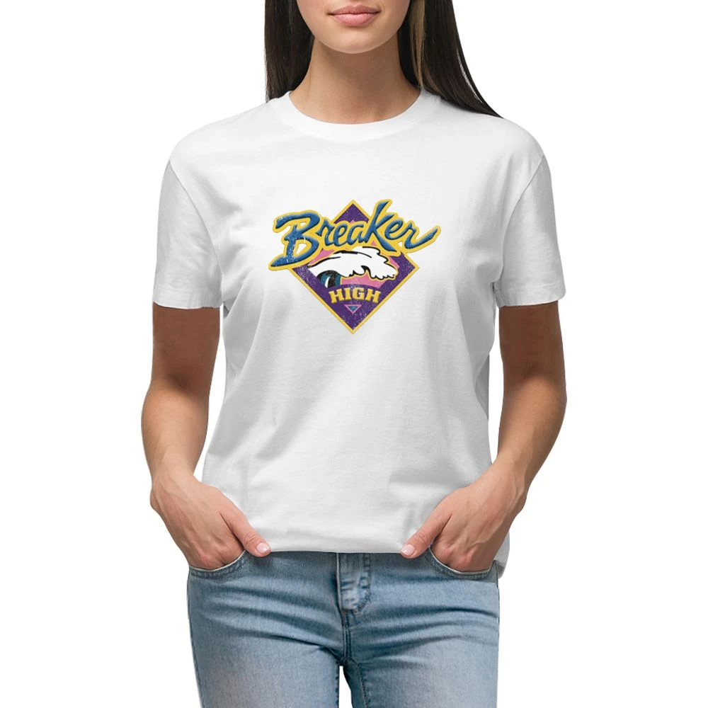 Vintage Breaker High Distressed Tv Show Popular Premium Women Ladies T-shirt