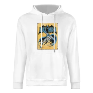 Vintage Popular Bat Comic Superhero Fun Graphic European Size Men Hoodie