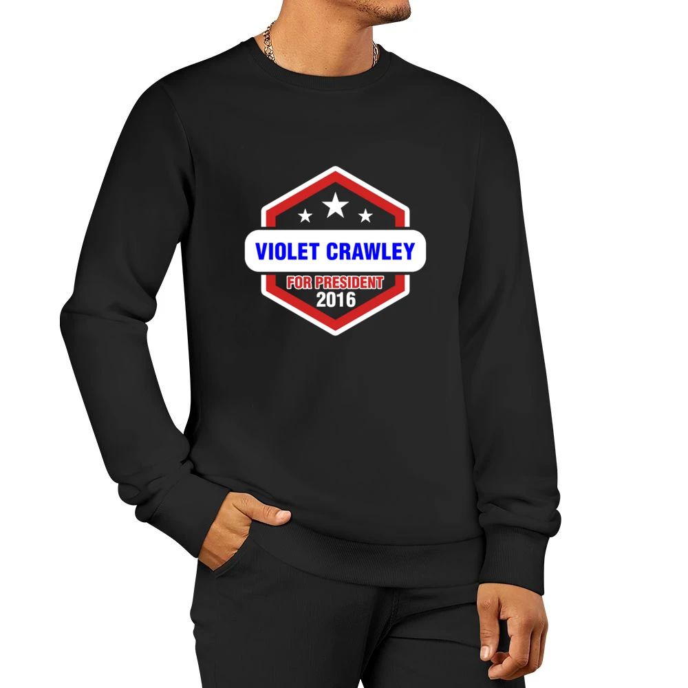 Violet Crawley For President 2016 Downton Abbey TV Show Men Pullover Sweatshirt