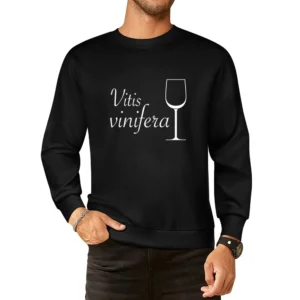 Vitis Vinifera Fun Common Grape Wine Love History Graphic Sommelier T European Size Pullover Sweater
