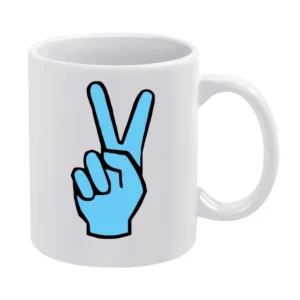 V's Up Villanova Champions Basketball March Madness Fan White White Mug