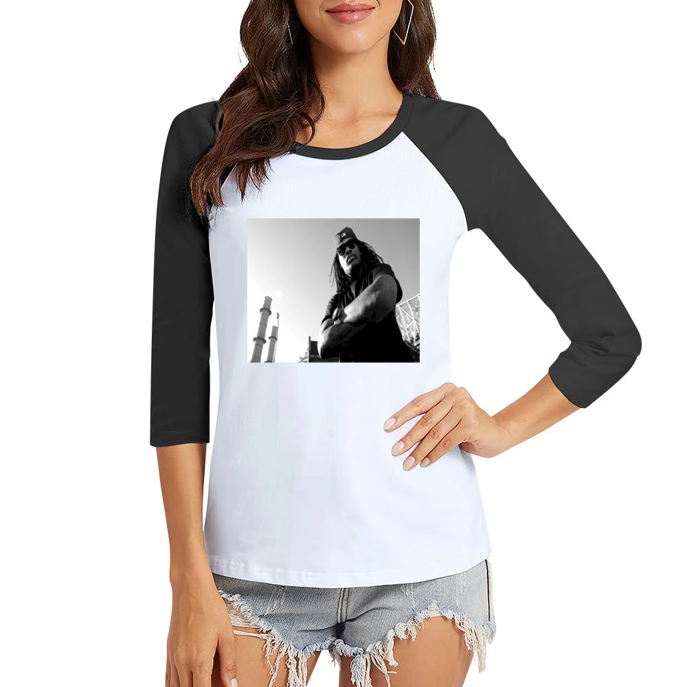 Waka Flocka Flame Tshirt (all styles and colors available) Women Ladies 3-4 Sleeve T-Shirt