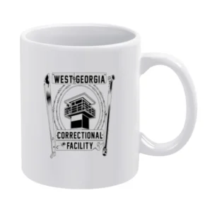Walking Dead Prison Tee White Mug