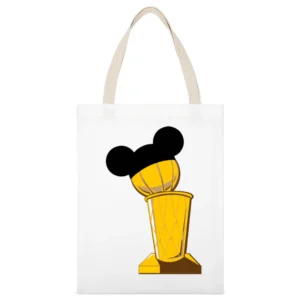 Walt Disney World Nba Playoffs 2020 Funny Basketball Parody Sports Fan White Canvas Tote Shopping Bag
