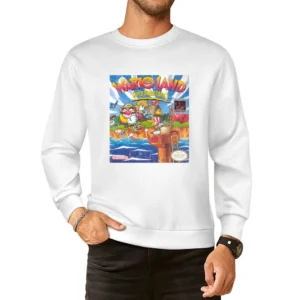 Wario Land Super Mario Land 3 Game Boy Nintendo Old School Retro Video European Size Pullover Sweater