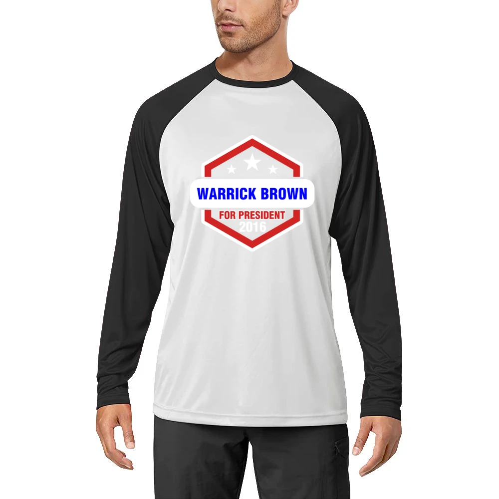Warrick Brown For President 2016 CSI TV Show Men Long Sleeve T-Shirt