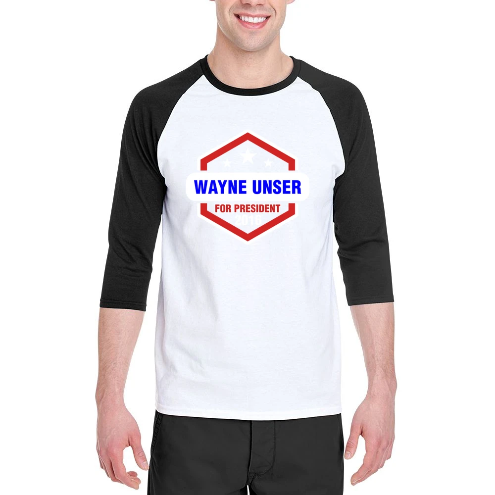 Wayne Unser For President 2016 Sons of Anarchy TV Show Men 3/4 Sleeve T-Shirt