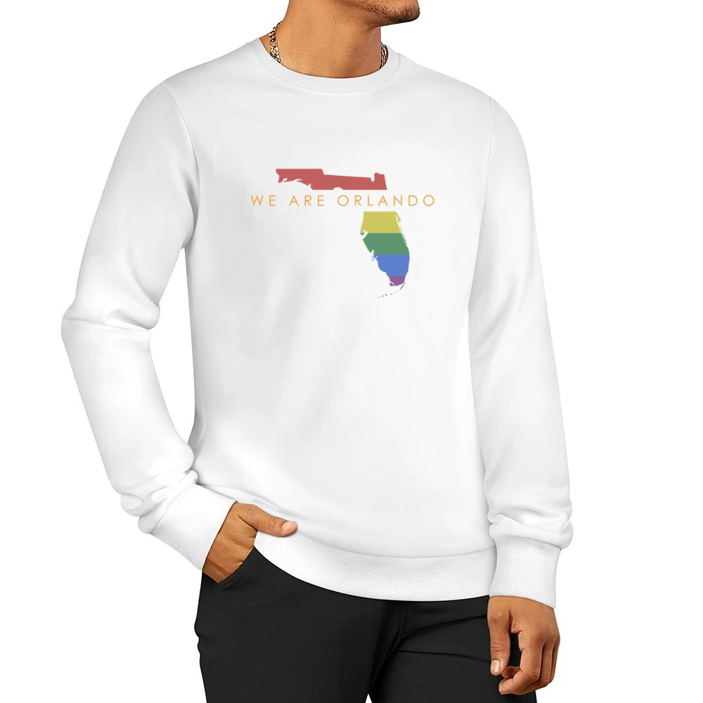 We Are Orlando Love Graphic Men Pullover Sweatshirt