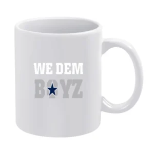 We Dem Boyz Cowboys Grey Tshirt White Mug