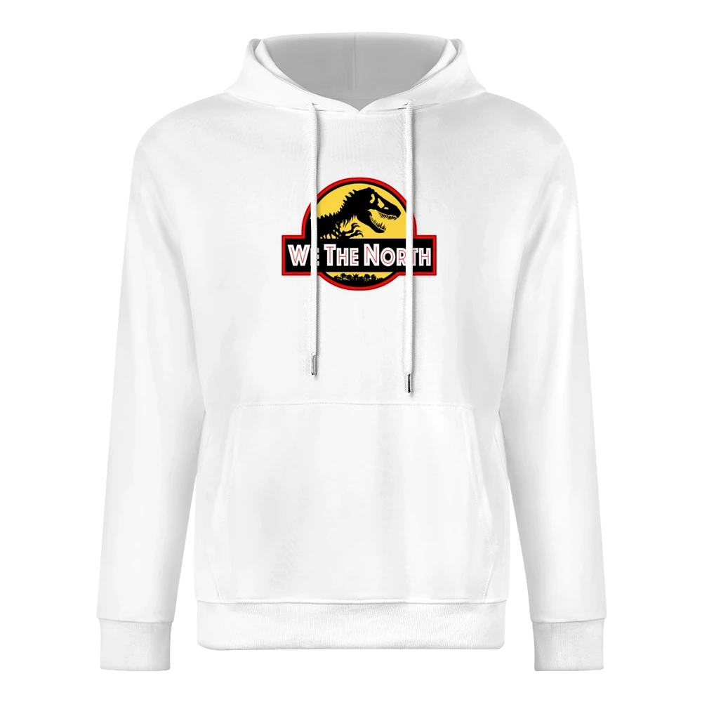 We The North Jurassic Park Funny Basketball Parody Toronto Finals Grap European Size Men Hoodie
