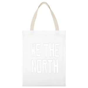 We The North Tanktop White Canvas Tote Shopping Bag