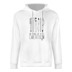 Weapons Of Mass Creative Funny Cool Graphic Designer Art Student T Shi European Size Men Hoodie