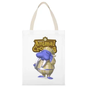 Wendell From Animal Crossing Nintendo Video Game Fan White Canvas Tote Shopping Bag