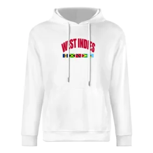 West Indies Barbados Jamaica Trinidad Tobago Guyana St Lucia Flag Grap European Size Men Hoodie