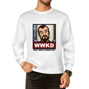 What Would Krieger Do WWKD Archer European Size Pullover Sweater