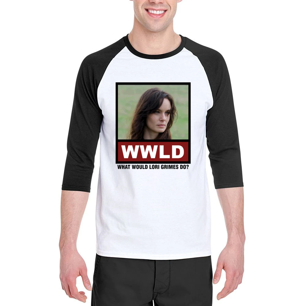 What Would Lori Grimes Do WWLD The Walking Dead Men 3/4 Sleeve T-Shirt