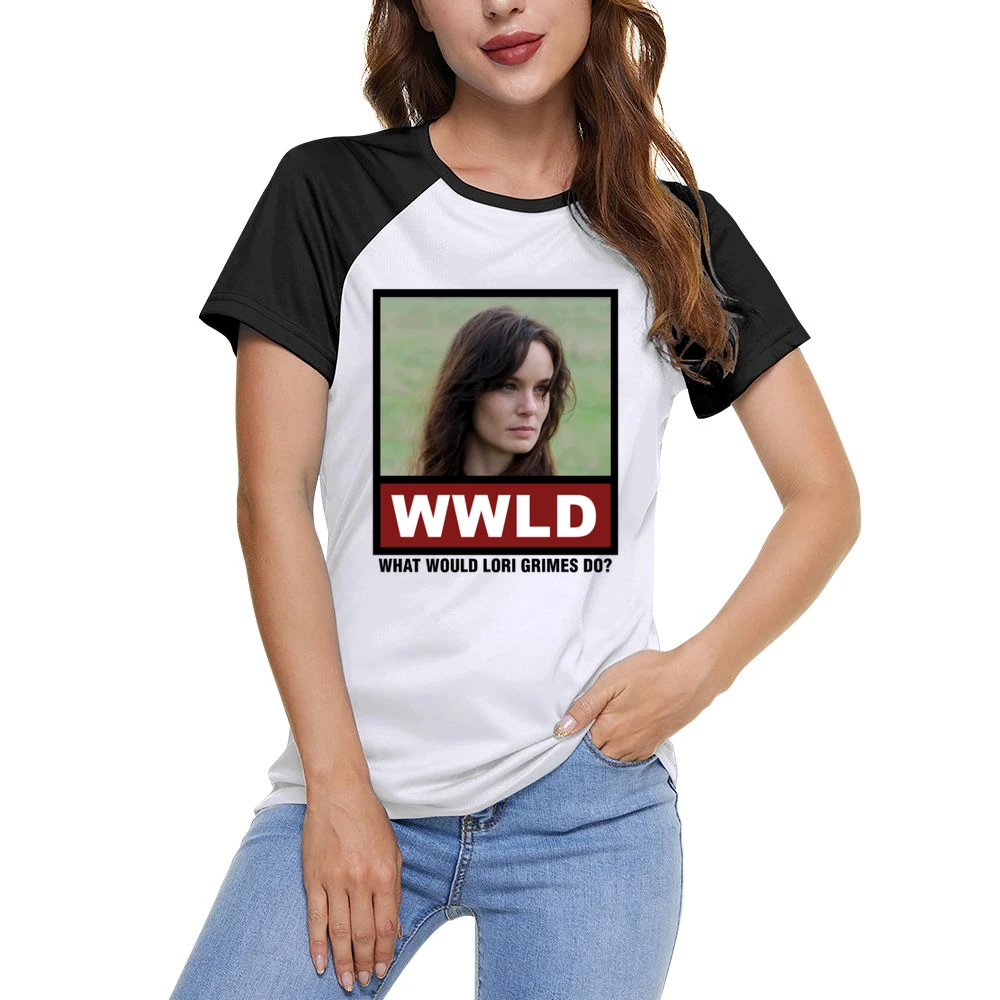What Would Lori Grimes Do WWLD The Walking Dead Women Ladies Short Sleeve T-Shirt