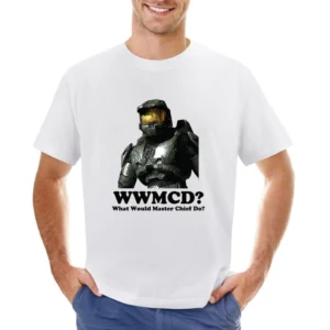 What Would MAster Chief Do Asian Size Men T-Shirt