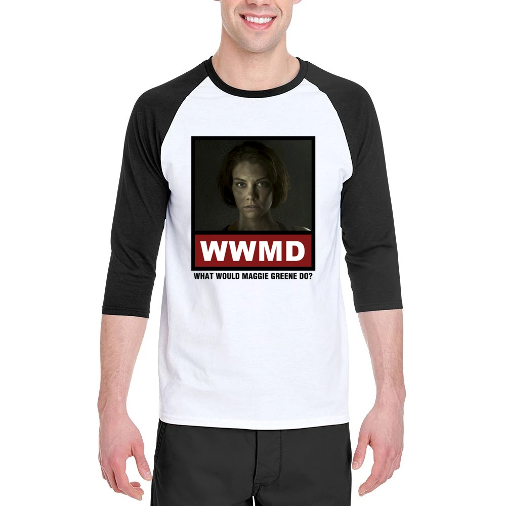 What Would Maggie Greene Do WWMD The Walking Dead Men 3/4 Sleeve T-Shirt