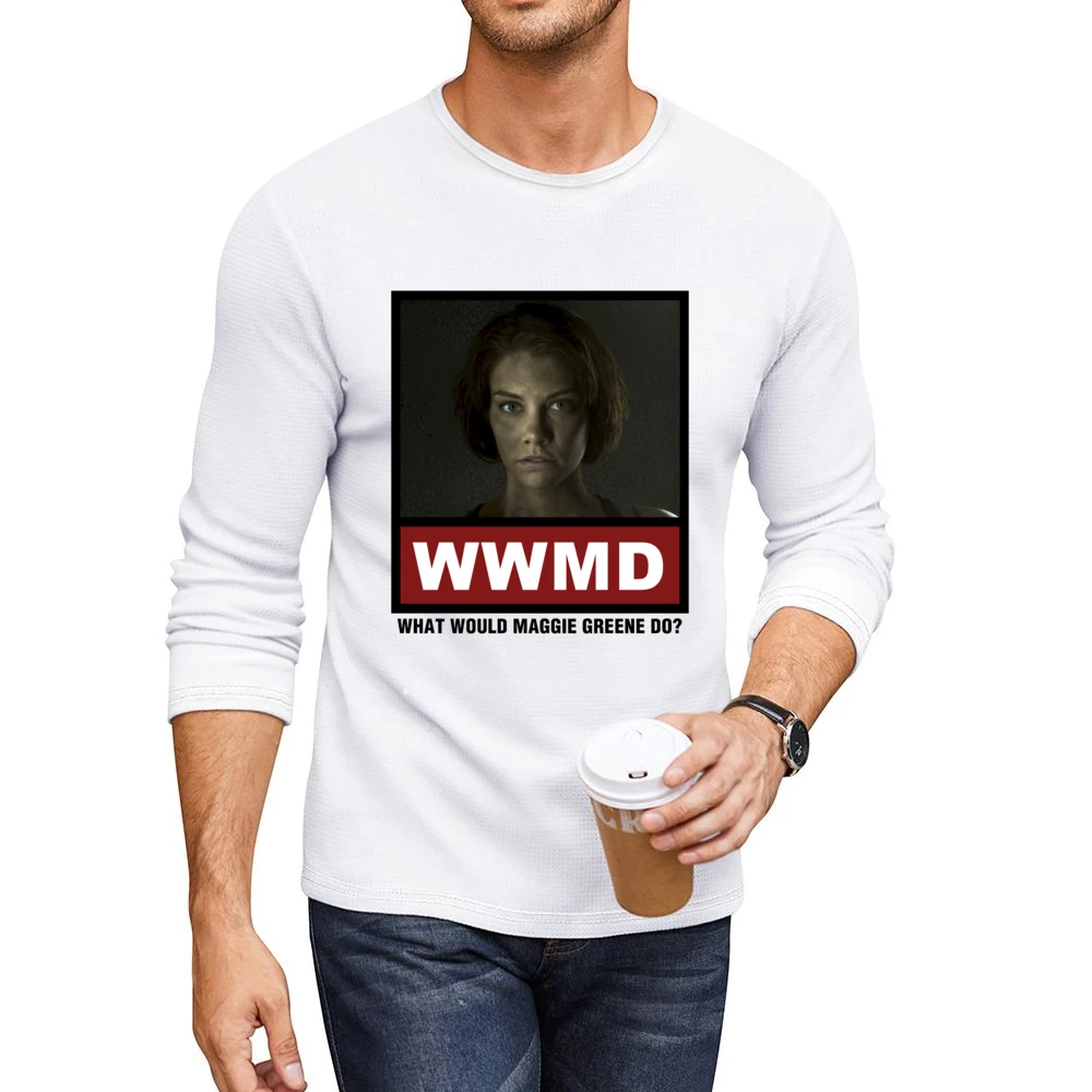 What Would Maggie Greene Do WWMD The Walking Dead Men CrewNeck Long Sleeve T-Shirt