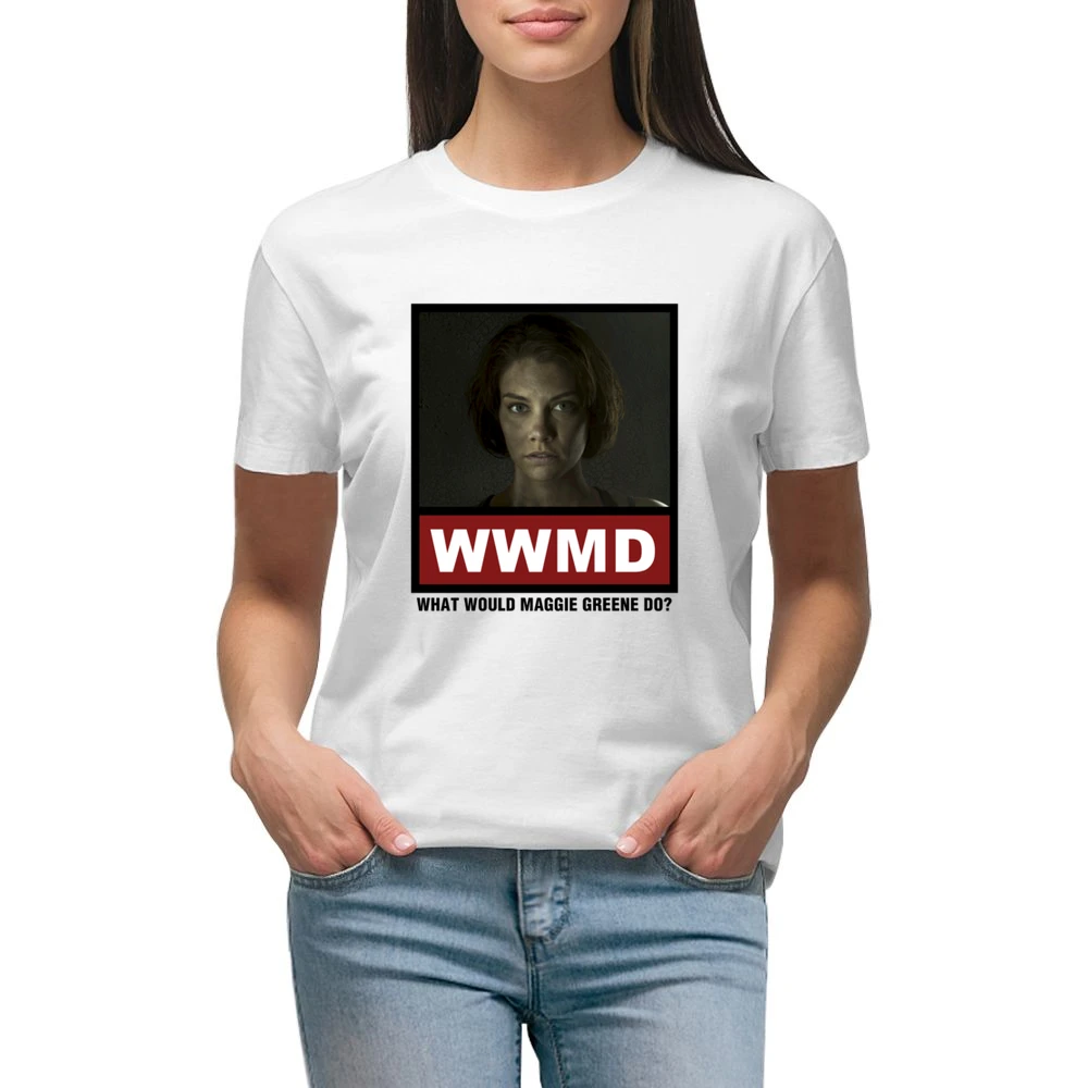 What Would Maggie Greene Do WWMD The Walking Dead Premium Women Ladies T-shirt