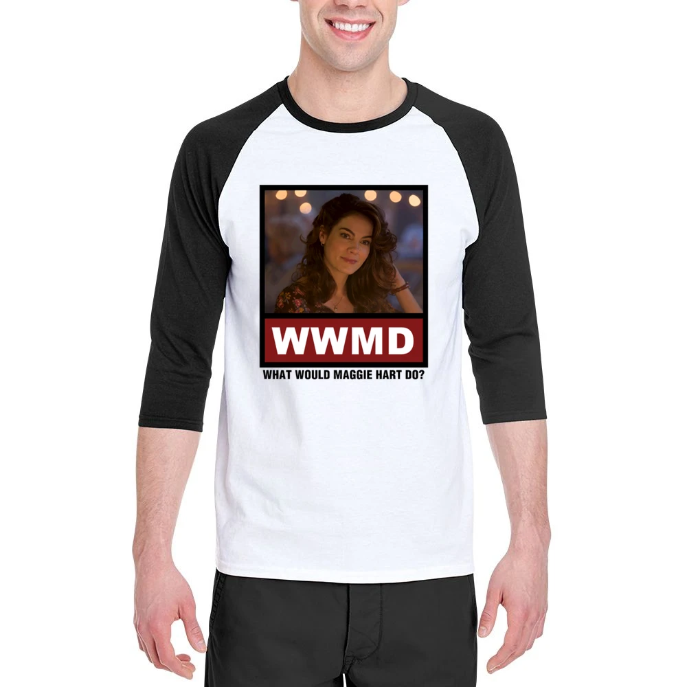 What Would Maggie Hart Do WWMD True Detective Men 3/4 Sleeve T-Shirt