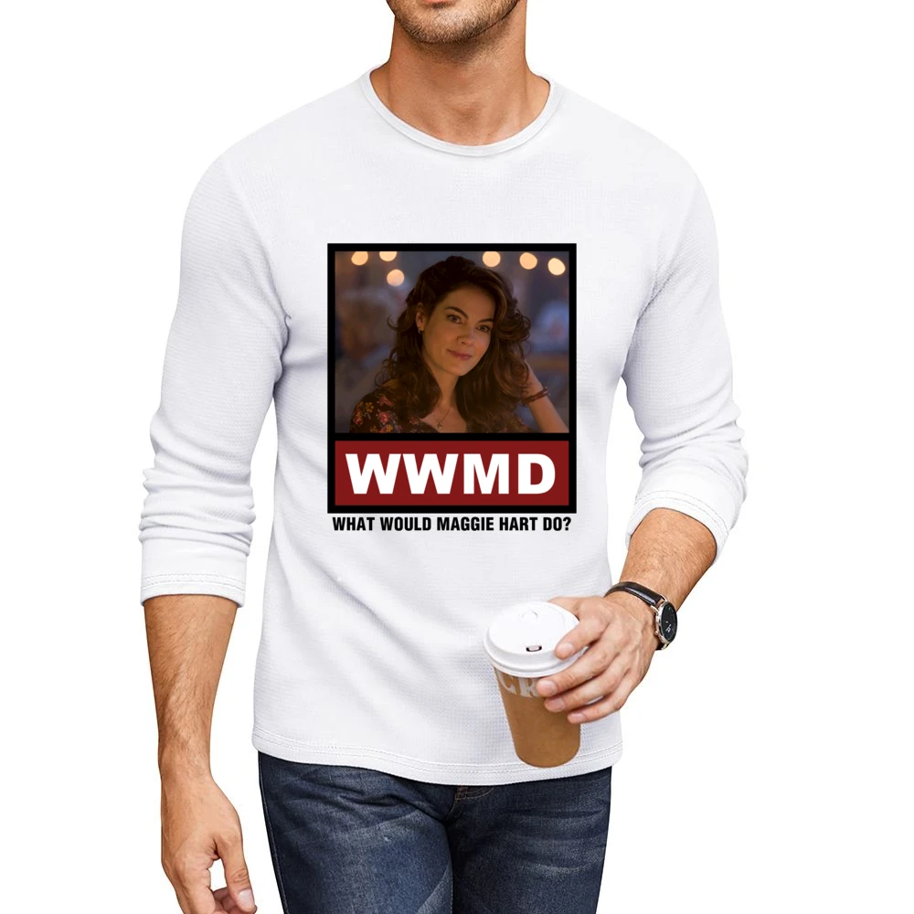 What Would Maggie Hart Do WWMD True Detective Men CrewNeck Long Sleeve T-Shirt