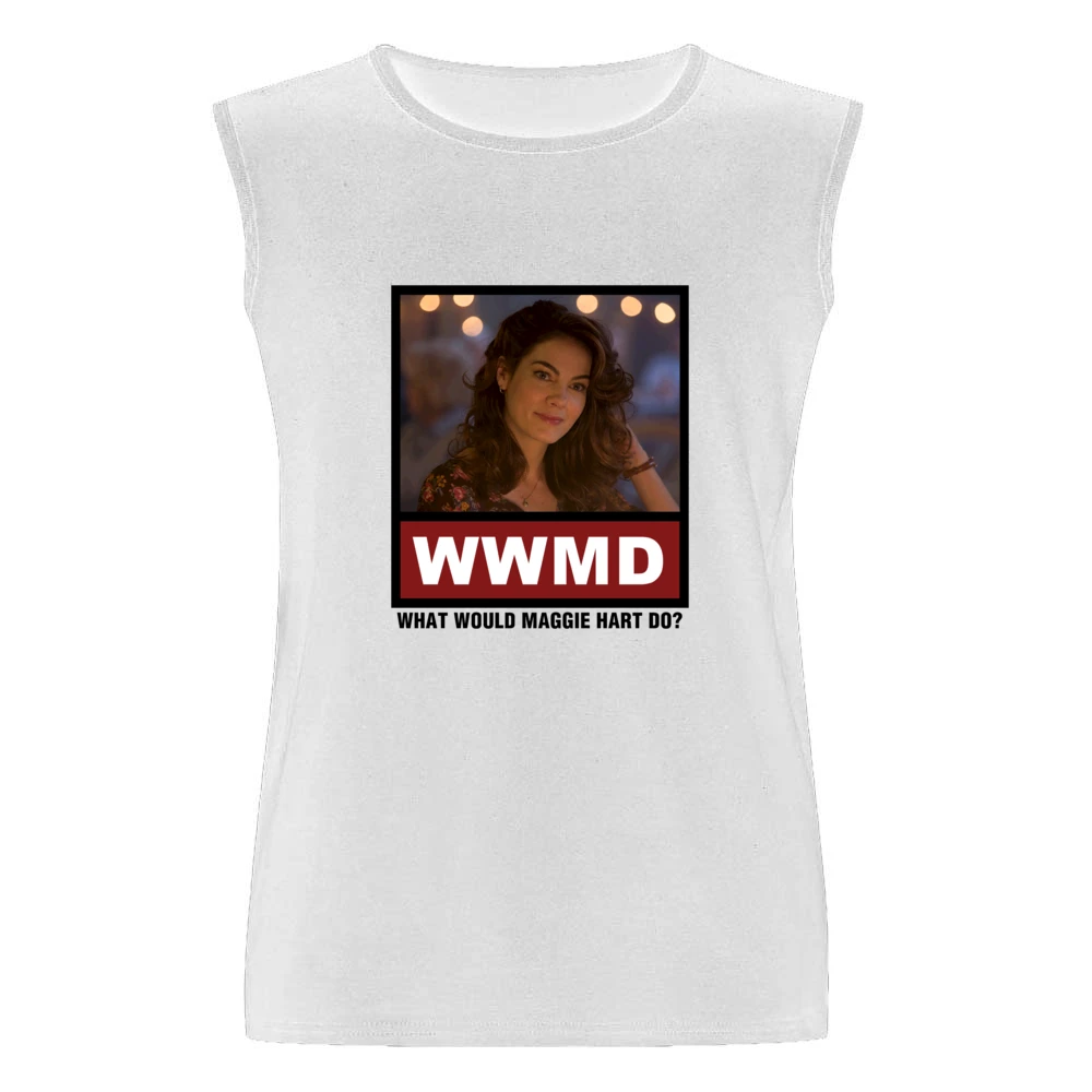 What Would Maggie Hart Do WWMD True Detective Men Sleeveless T-Shirt