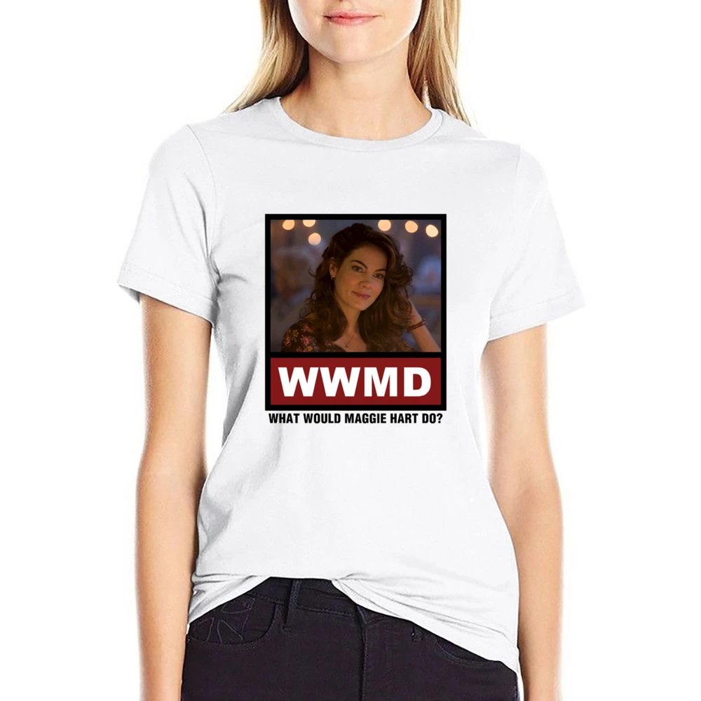 What Would Maggie Hart Do WWMD True Detective US Size Women Ladies T-shirt