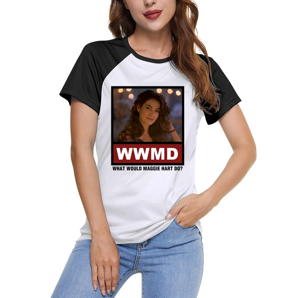 What Would Maggie Hart Do WWMD True Detective Women Ladies Short Sleeve T-Shirt