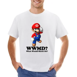 What Would Mario Do Asian Size Men T-Shirt