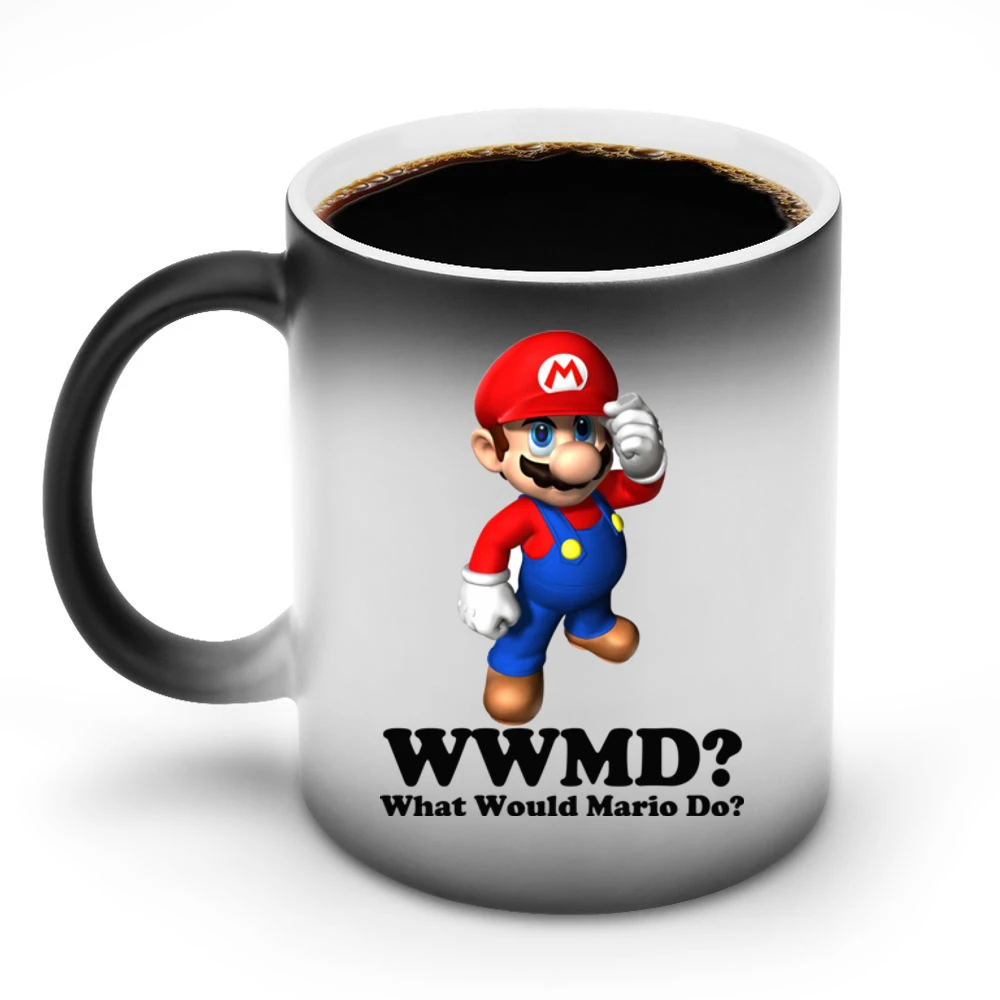 What Would Mario Do Discoloration Mug