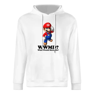What Would Mario Do European Size Men Hoodie