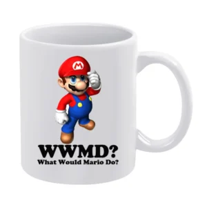 What Would Mario Do White Mug