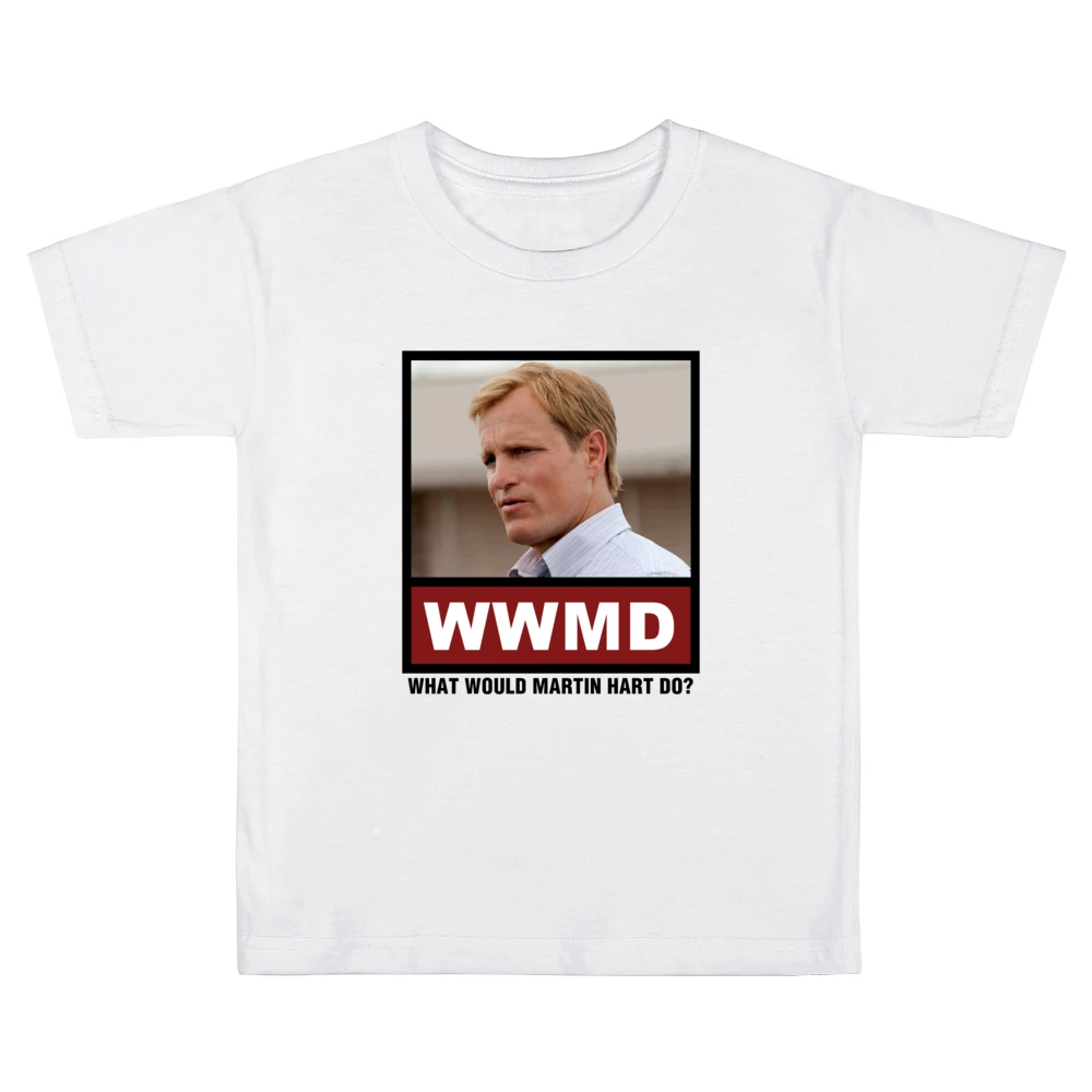 What Would Martin Hart Do WWMD True Detective Kids Boys Girls T-Shirt
