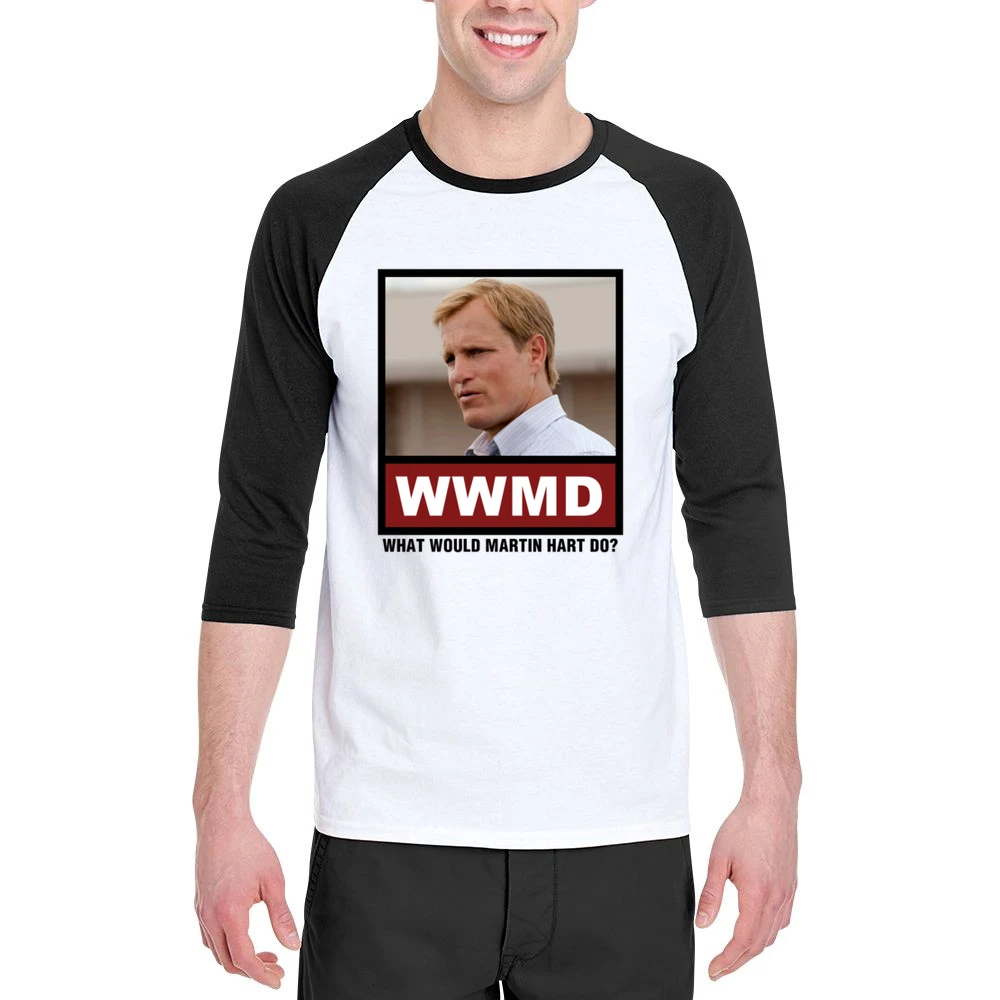 What Would Martin Hart Do WWMD True Detective Men 3/4 Sleeve T-Shirt