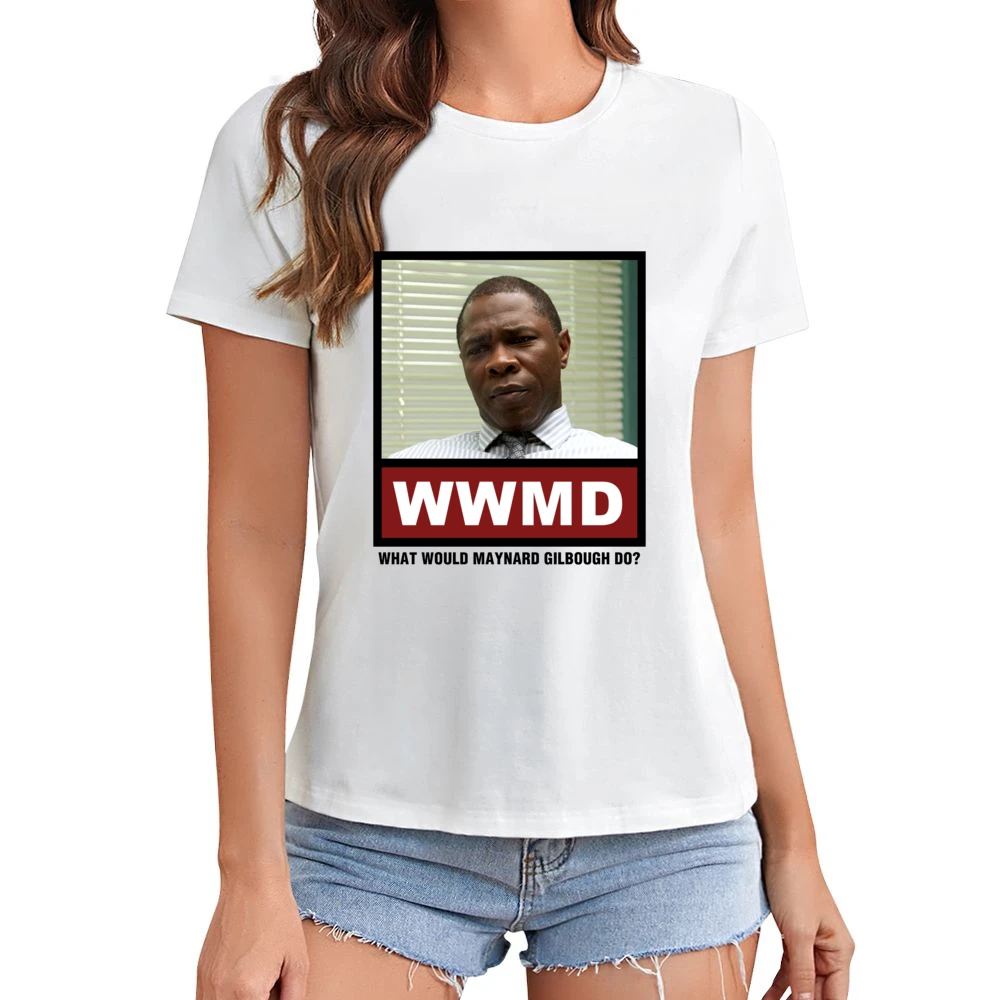What Would Maynard Gilbough Do WWMD True Detective Asian Size Women Ladies T-shirt
