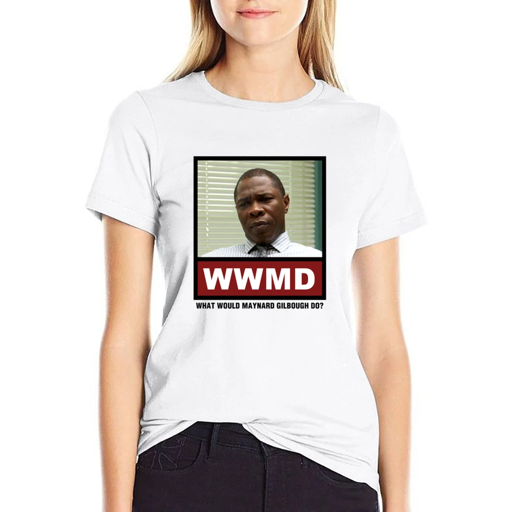 What Would Maynard Gilbough Do WWMD True Detective US Size Women Ladies T-shirt