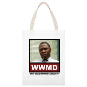 What Would Maynard Gilbough Do WWMD True Detective White Canvas Tote Shopping Bag