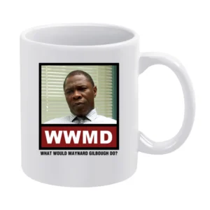 What Would Maynard Gilbough Do WWMD True Detective White Mug