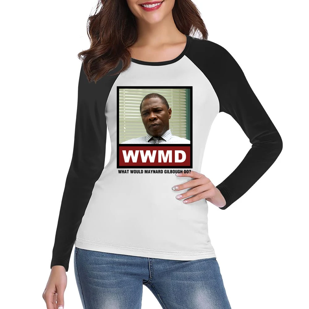 What Would Maynard Gilbough Do WWMD True Detective Women Ladies Long Sleeve T-Shirt